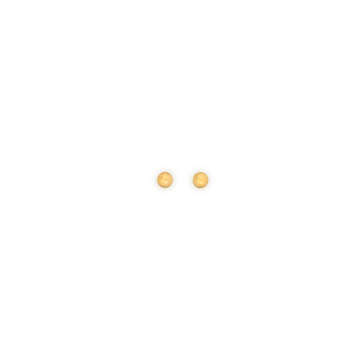 Topo Balín Oro rosa 3 mm
