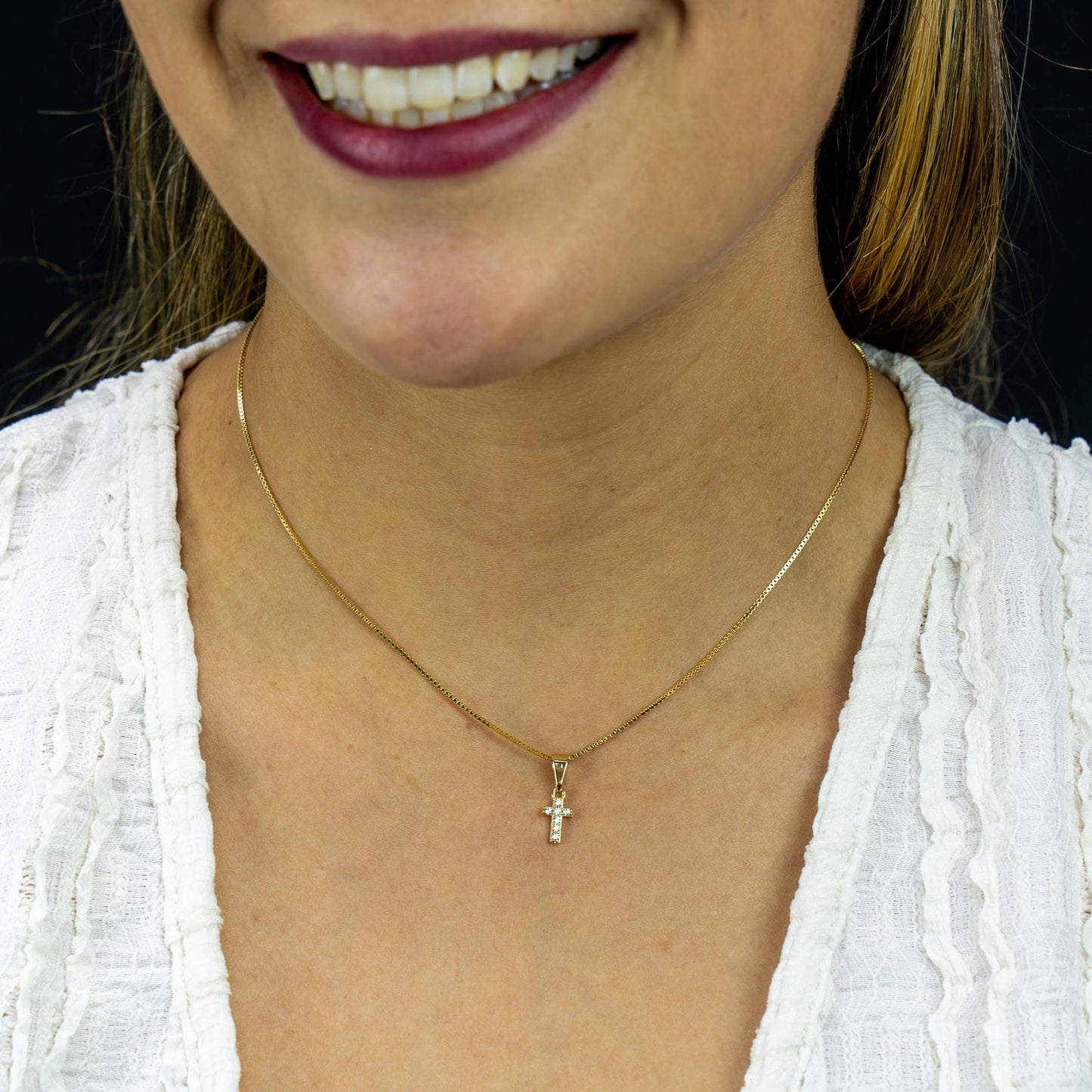Dije Cruz cristal