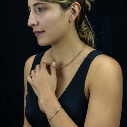 Set Lazo Oro rosa